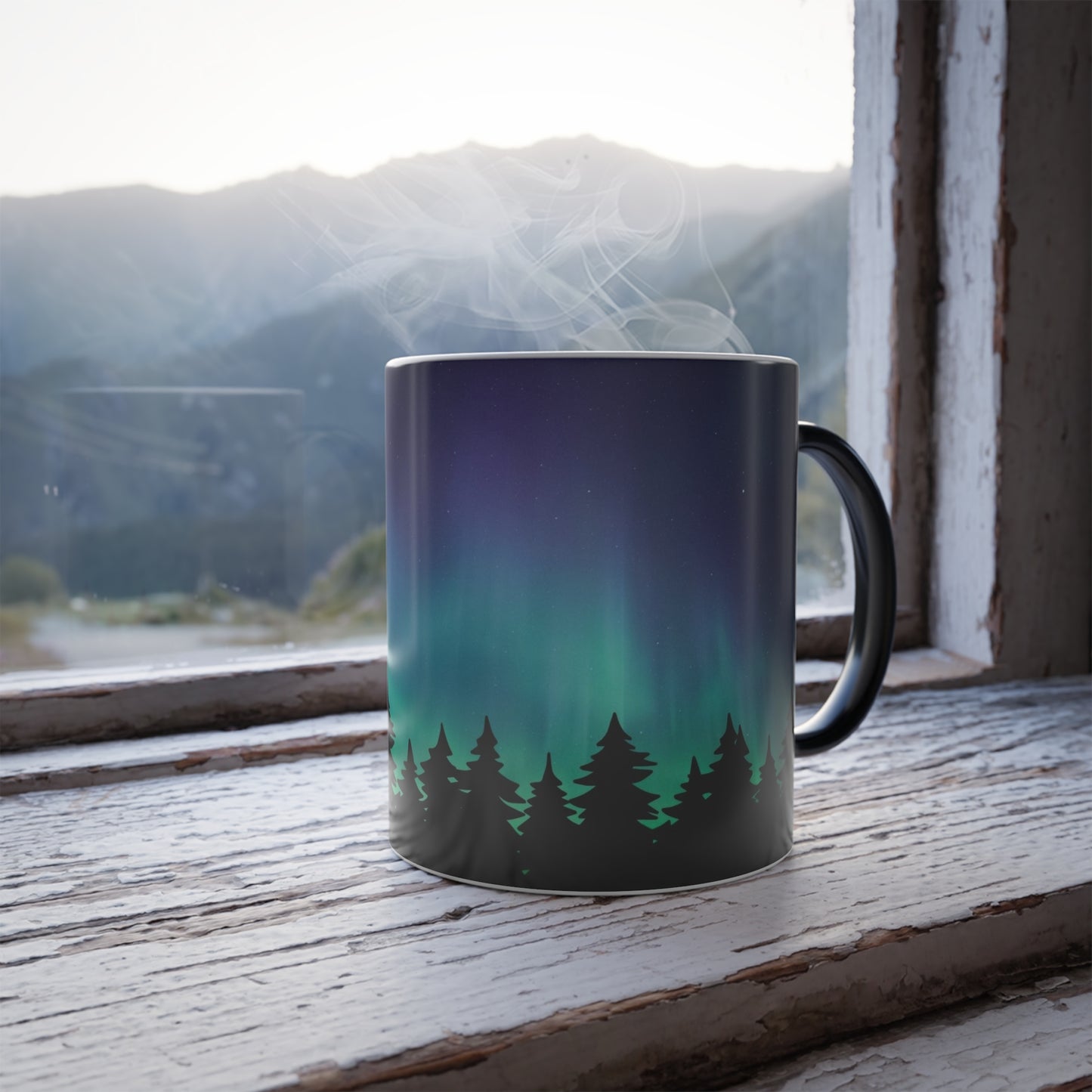 Northern Lights - Color Morphing Mug, 11oz