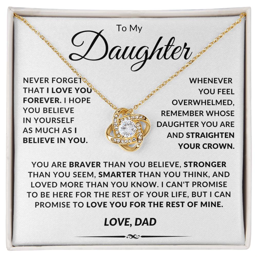 Daughter|Never forget|WT- (love knot)