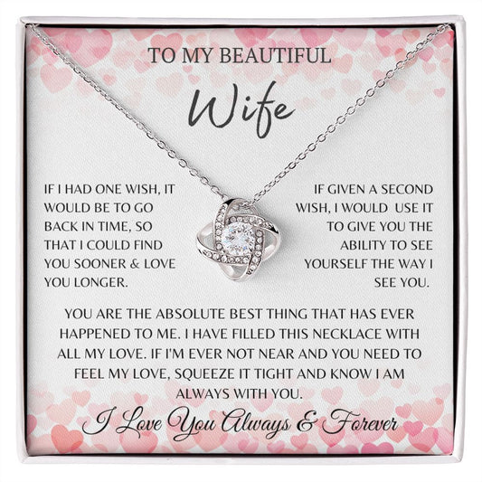 Wife|OneWish (Love knot necklace)